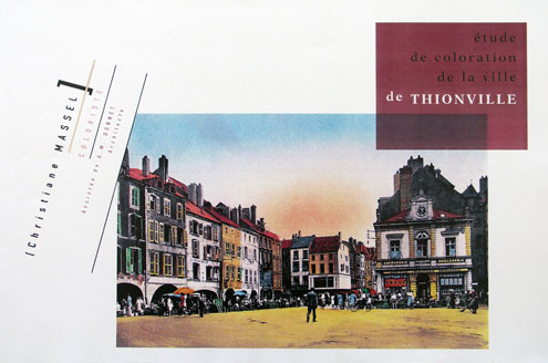 Étude du développement urbain et  coloration globale de la ville de Thionville